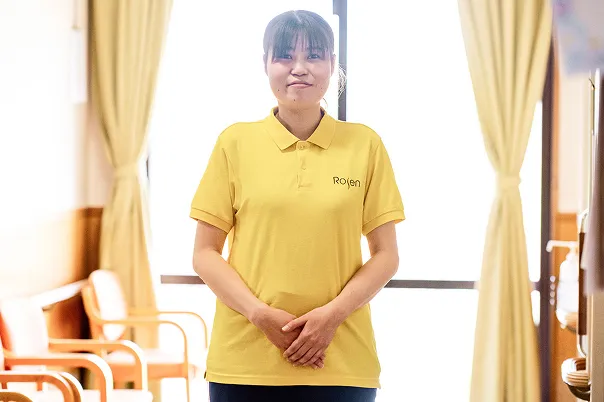 制服を着用した職員